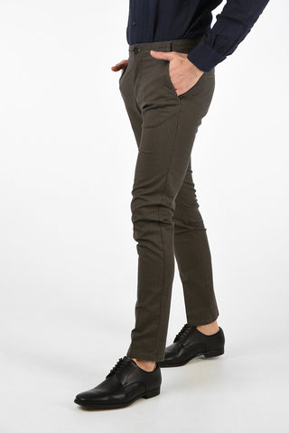 CC COLLECTION awning striped CONERO Mid-rise waist chinos capri pants