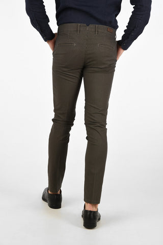CC COLLECTION awning striped CONERO Mid-rise waist chinos capri pants