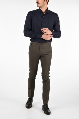 CC COLLECTION awning striped CONERO Mid-rise waist chinos capri pants