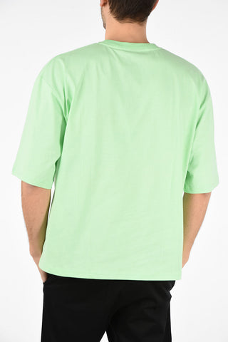NERO Embroidered Oversized NIK Crew Neck T-Shirt