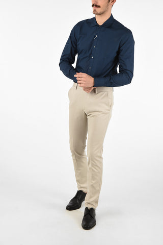 ID Cotton Stretch IDENTITY Mid-rise waist chinos