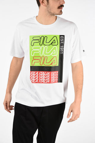 Cotton Printed Crew-Neck T-Shirt 