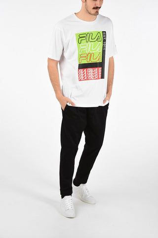 Cotton Printed Crew-Neck T-Shirt 