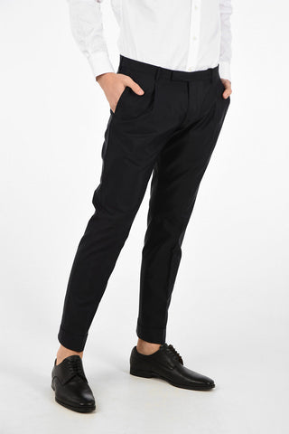 CC COLLECTION Mid-rise waist double pleat REWARD trousers