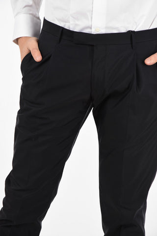 CC COLLECTION Mid-rise waist double pleat REWARD trousers