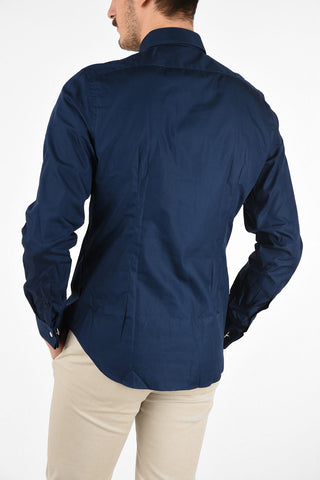 CC COLLECTION  spread collar pin tuck shirt