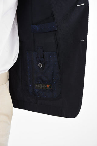 ID IDENTITY side vents 2-button blazer drop 7R