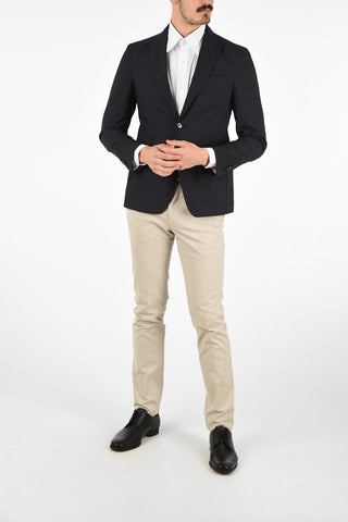 CC COLLECTION SW-FINITO side vents peak lapel blazer drop 8R