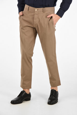 CC COLLECTION Mid-rise waist double pleat Crop SW FINITO trousers