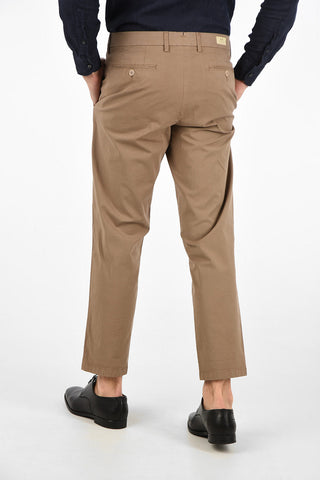 CC COLLECTION Mid-rise waist double pleat Crop SW FINITO trousers