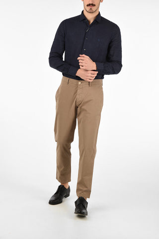 CC COLLECTION Mid-rise waist double pleat Crop SW FINITO trousers
