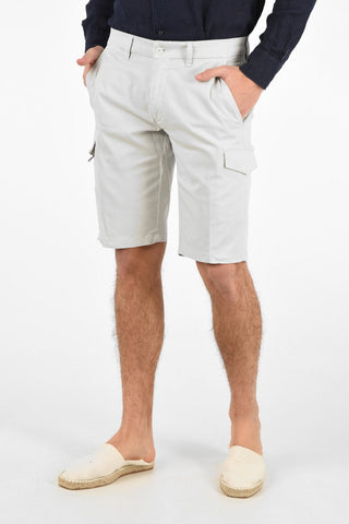 ID CORINTO Mid-rise waist bermuda shorts