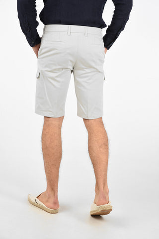 ID CORINTO Mid-rise waist bermuda shorts