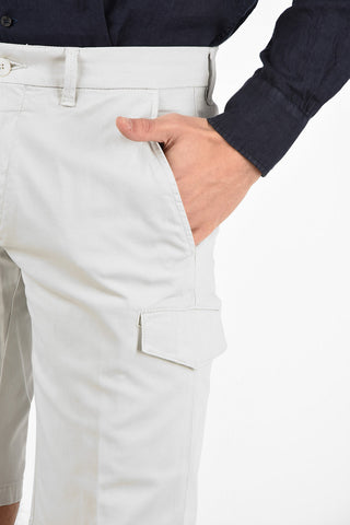 ID CORINTO Mid-rise waist bermuda shorts