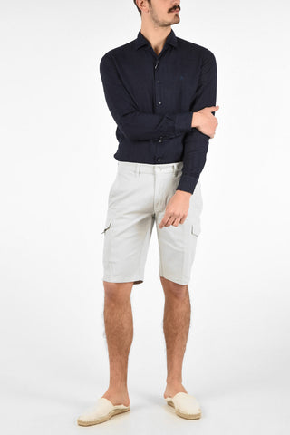 ID CORINTO Mid-rise waist bermuda shorts