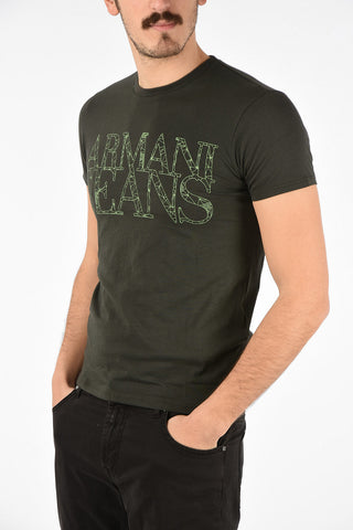 ARMANI JEANS Logo-Print T-shirt