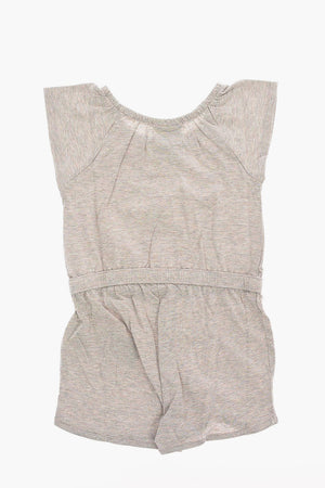 Playsuit aus Baumwolle mit kurzen Ärmeln