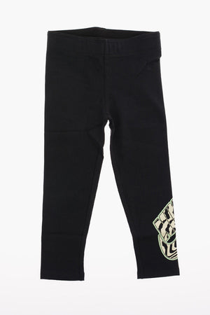 Leggings mit seitlichem Logo-Aufdruck