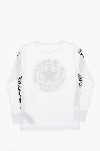 ALL STAR Logo-Print Long Sleeve T-shirt