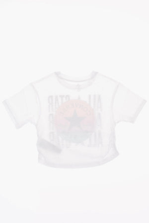 ALL STAR t-shirt con Stampa Logo e con ruches