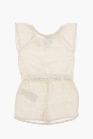 Playsuit aus Baumwolle mit kurzen Ärmeln
