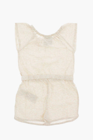 Playsuit aus Baumwolle mit kurzen Ärmeln