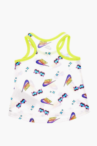 All Over Logo Tank Top and Drawstring Shorts Set