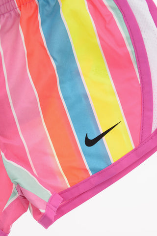 Rainbow Striped Shorts
