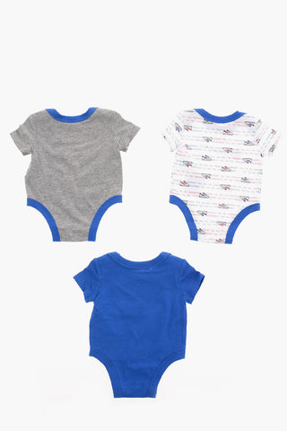 Logo Print Romper Suit 3 pack Set