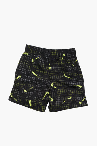 Drawstring All over Logo Shorts