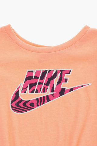 Zebra-Print T-Shirt and Leggings Set