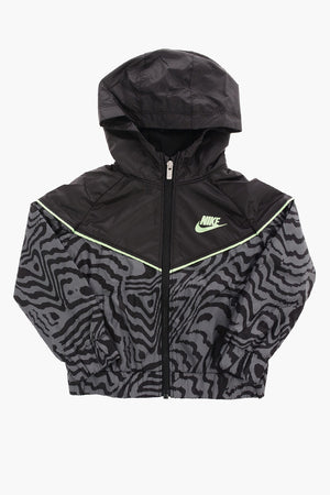 Zebra-Print-Jacke GLOW IN THE DARK mit Kapuze