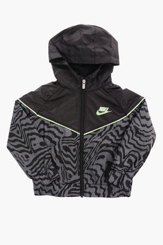 Zebra-Print-Jacke GLOW IN THE DARK mit Kapuze