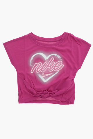 Top Stampa Cuore con Nodo GLOW IN THE DARK