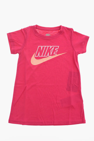 Kurzarmkleid mit Logodruck