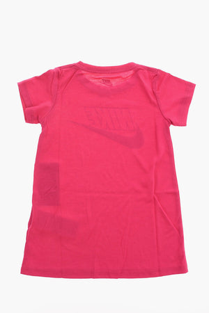 Kurzarmkleid mit Logodruck