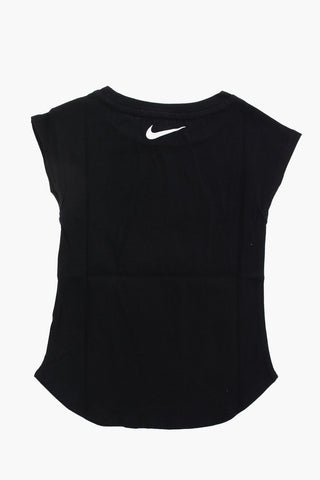 Glitter Print JUST DO IT T-shirt