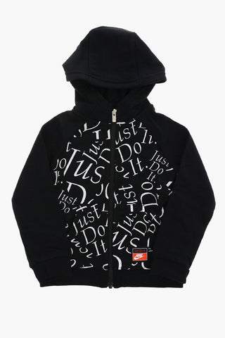 Sweatshirt mit Just Do It-Print und Reißverschluss
