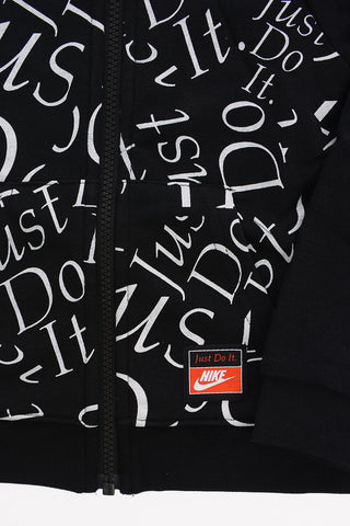 Sweatshirt mit Just Do It-Print und Reißverschluss