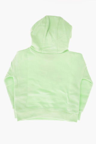 Hooded Sweatshirt with Zebra Print Logo