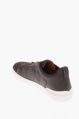 EZ COUTURE Leather TRIPLE STITCH Sneakers