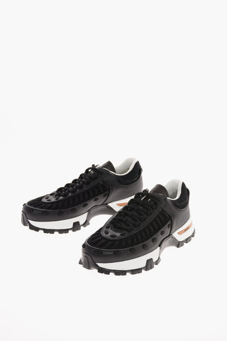 EZ COUTURE Leather and Fabric CLAUDIO Sneakers