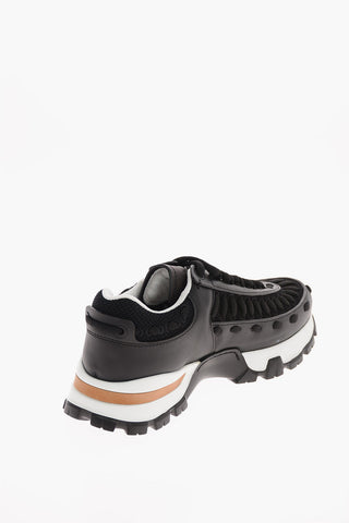 EZ COUTURE Leather and Fabric CLAUDIO Sneakers