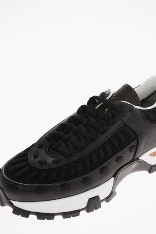 EZ COUTURE Leather and Fabric CLAUDIO Sneakers