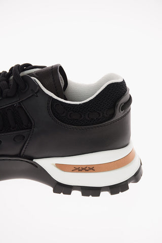 EZ COUTURE Leather and Fabric CLAUDIO Sneakers