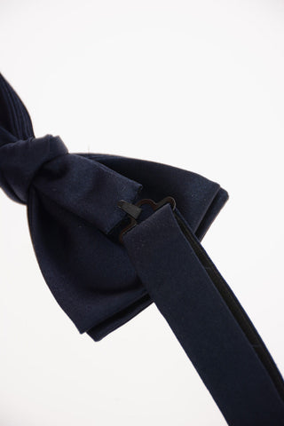 EZ TAILORING Parure Fascia e Papillon in Seta