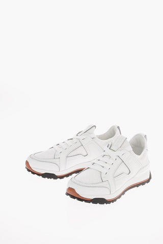 EZ LUXURY Leather and Fabric SIRACUSA Sneakers