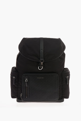 EZ LUXURY Backpack with Leather Details