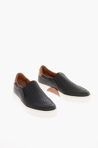 EZ COUTURE Leather Slip On TIZIANO Sneakers