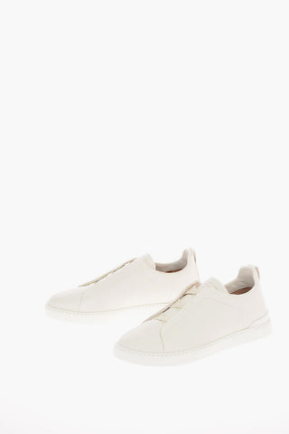 EZ COUTURE Leather TRIPLE STITCH Sneakers